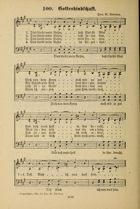 Lobe den Herrn!: eine Liedersammlung für die Sonntagschul- und Jugendwelt page 106