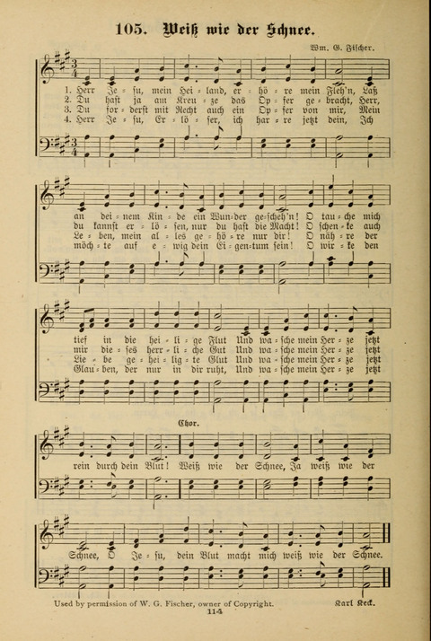 Lobe den Herrn!: eine Liedersammlung für die Sonntagschul- und Jugendwelt page 112