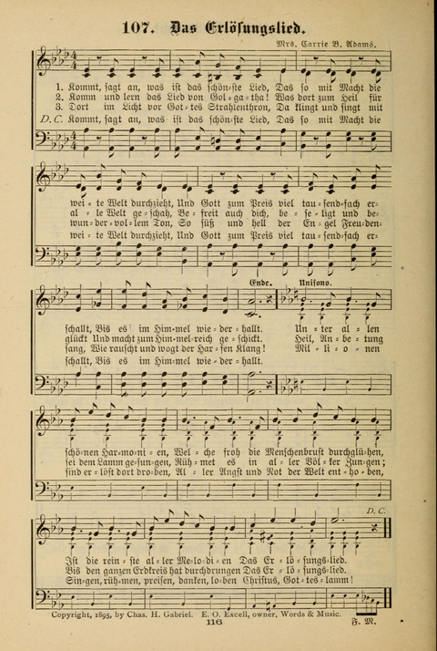 Lobe den Herrn!: eine Liedersammlung für die Sonntagschul- und Jugendwelt page 114