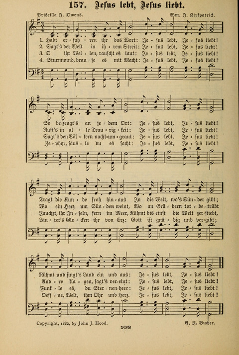 Lobe den Herrn!: eine Liedersammlung für die Sonntagschul- und Jugendwelt page 166