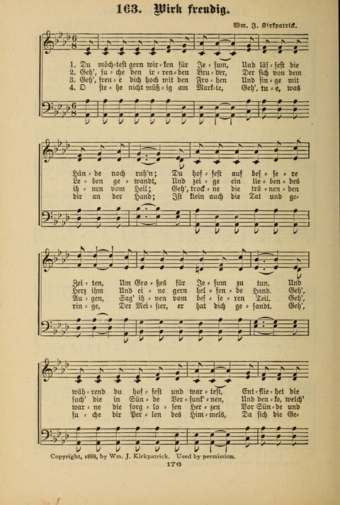 Lobe den Herrn!: eine Liedersammlung für die Sonntagschul- und Jugendwelt page 174