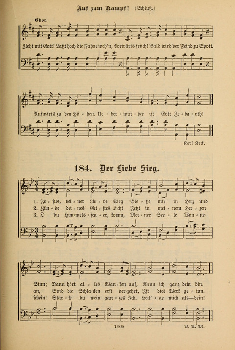 Lobe den Herrn!: eine Liedersammlung für die Sonntagschul- und Jugendwelt page 197
