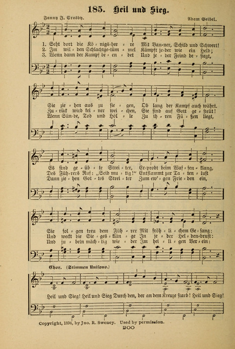 Lobe den Herrn!: eine Liedersammlung für die Sonntagschul- und Jugendwelt page 198