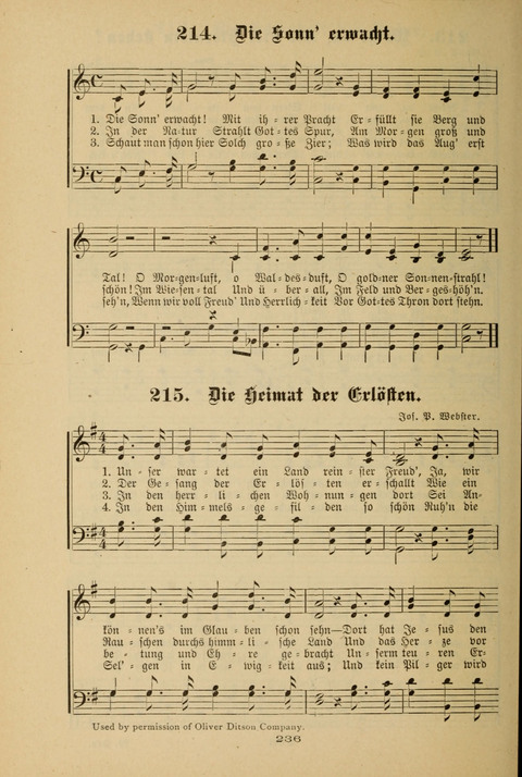 Lobe den Herrn!: eine Liedersammlung für die Sonntagschul- und Jugendwelt page 234