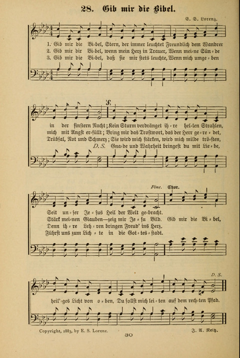 Lobe den Herrn!: eine Liedersammlung für die Sonntagschul- und Jugendwelt page 28