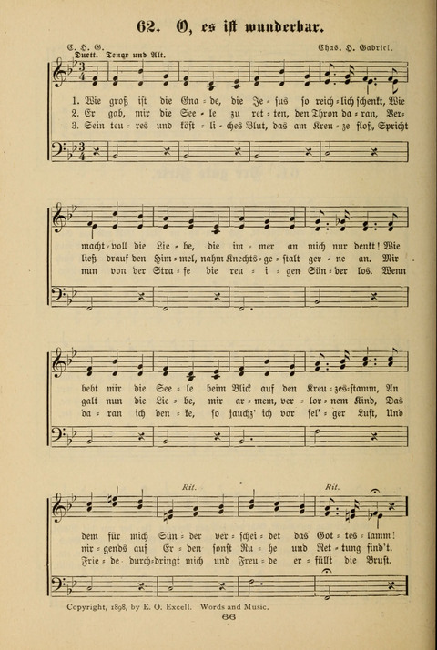 Lobe den Herrn!: eine Liedersammlung für die Sonntagschul- und Jugendwelt page 64
