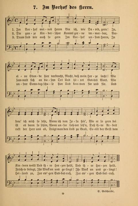 Lobe den Herrn!: eine Liedersammlung für die Sonntagschul- und Jugendwelt page 7