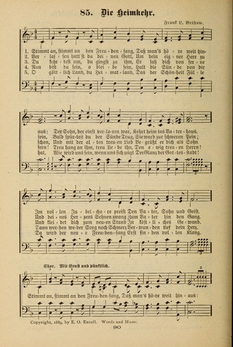 Lobe den Herrn!: eine Liedersammlung für die Sonntagschul- und Jugendwelt page 88