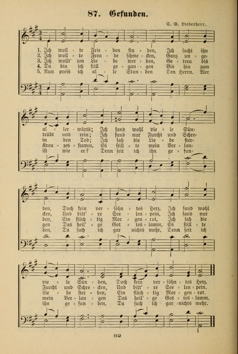 Lobe den Herrn!: eine Liedersammlung für die Sonntagschul- und Jugendwelt page 90