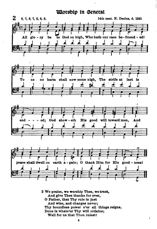 The Lutheran Hymnary page 101