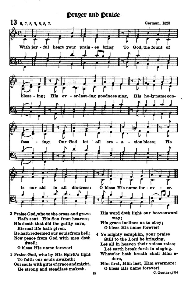 The Lutheran Hymnary page 114