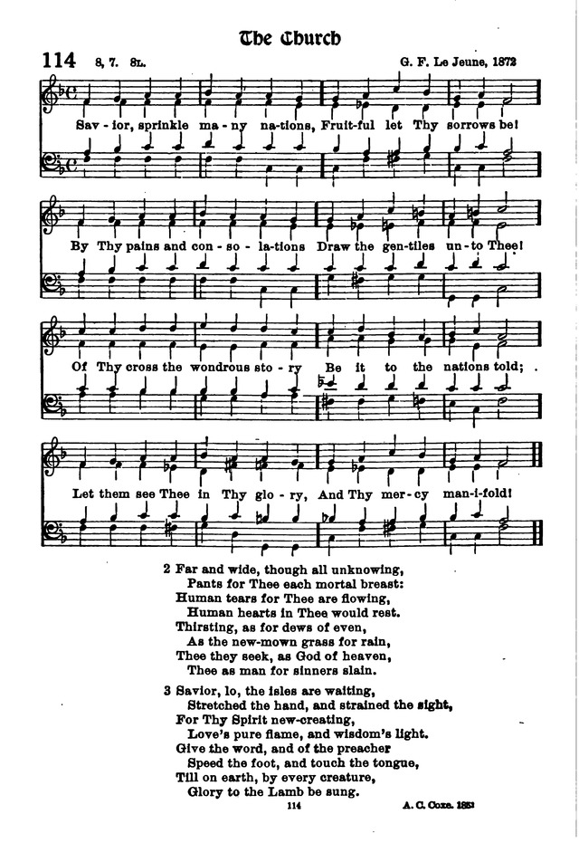 The Lutheran Hymnary page 213