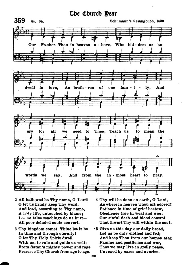The Lutheran Hymnary page 485