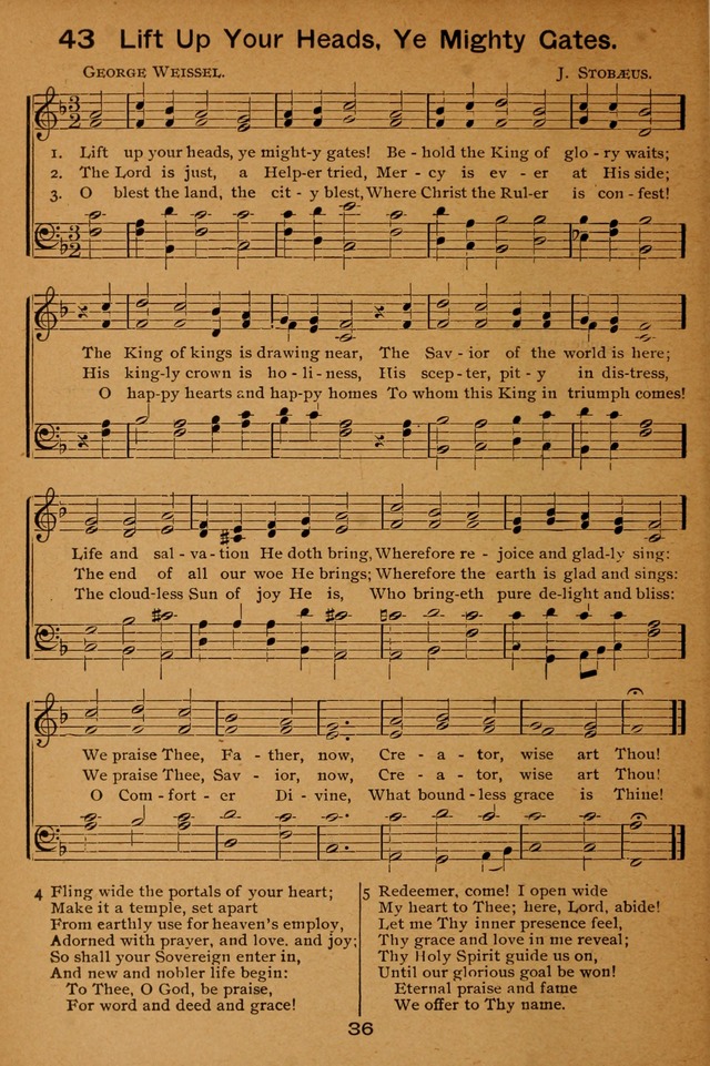 Lutheran Hymnal for the Sunday School page 36