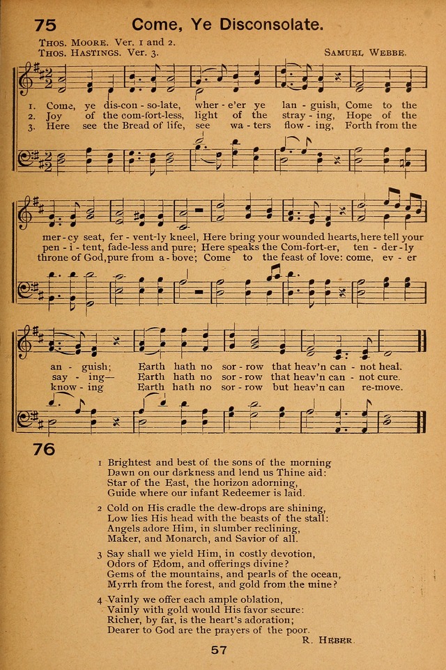 Lutheran Hymnal for the Sunday School page 57