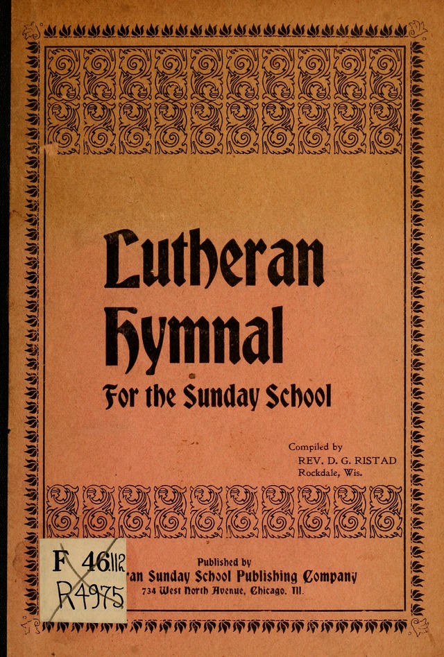 Lutheran Hymnal for the Sunday School page i