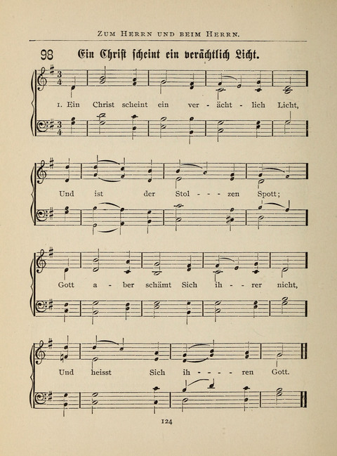 Liederlust: Altes und Neues für Muntere Sänger in Kirche, Schule und Haus page 124
