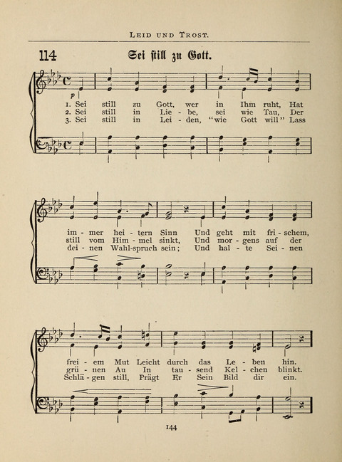 Liederlust: Altes und Neues für Muntere Sänger in Kirche, Schule und Haus page 144