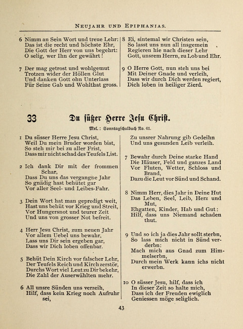 Liederlust: Altes und Neues für Muntere Sänger in Kirche, Schule und Haus page 43