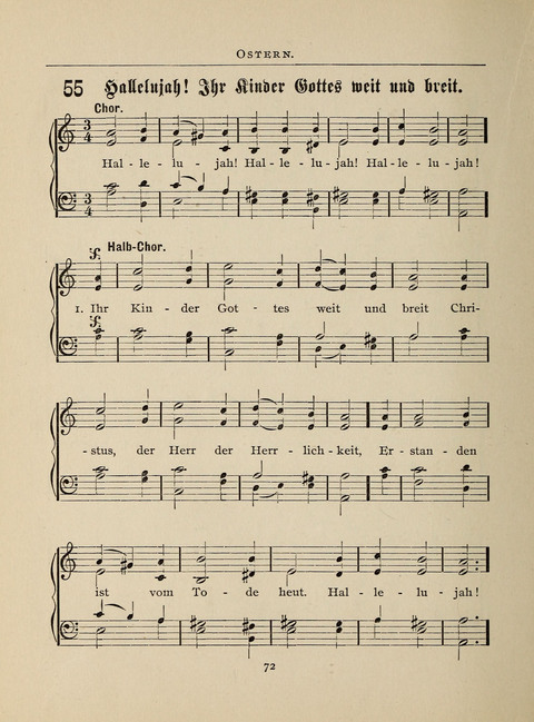 Liederlust: Altes und Neues für Muntere Sänger in Kirche, Schule und Haus page 72