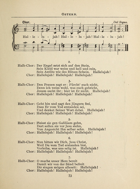 Liederlust: Altes und Neues für Muntere Sänger in Kirche, Schule und Haus page 73