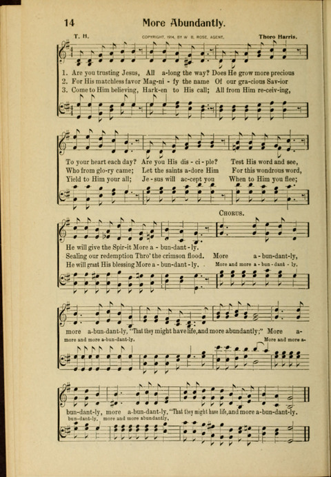Light and Life Songs No. 2 page 14
