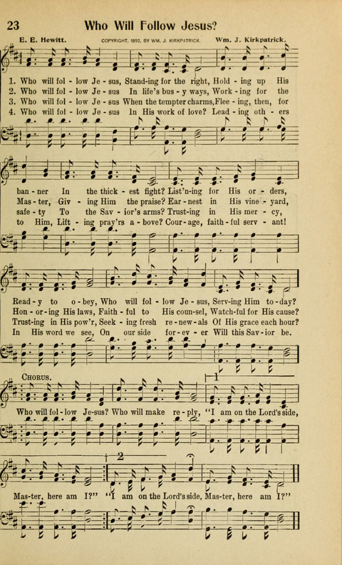 Light and Life Songs No. 2 page 23
