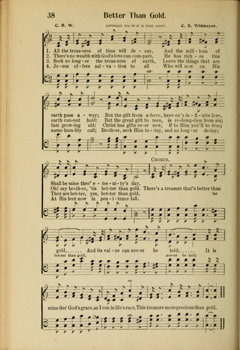 Light and Life Songs No. 2 page 38