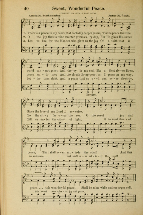 Light and Life Songs No. 2 page 40