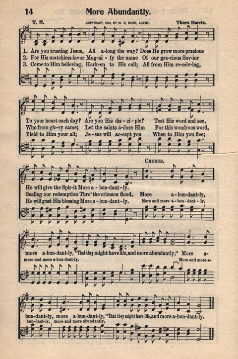 Light and Life Songs No. 3 page 14