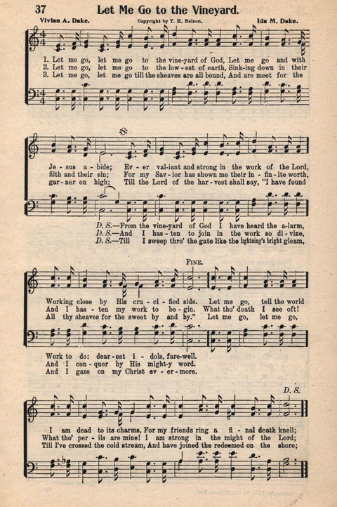 Light and Life Songs No. 3 page 37