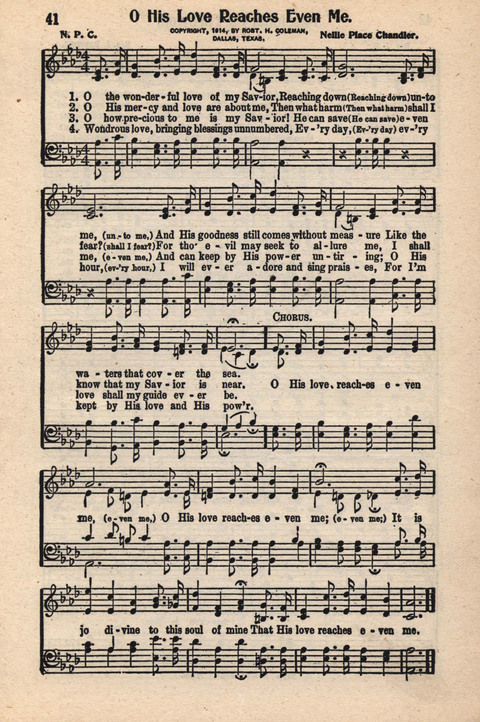 Light and Life Songs No. 3 page 41