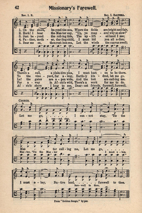 Light and Life Songs No. 3 page 42