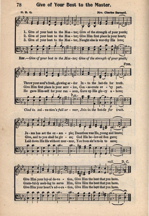 Light and Life Songs No. 3 page 78