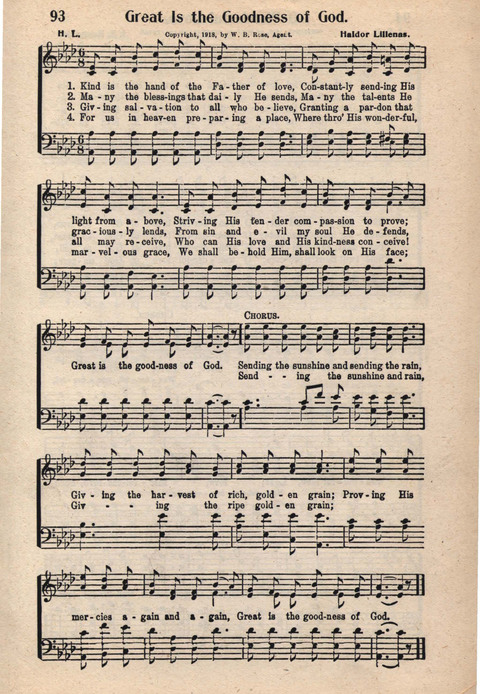 Light and Life Songs No. 3 page 93
