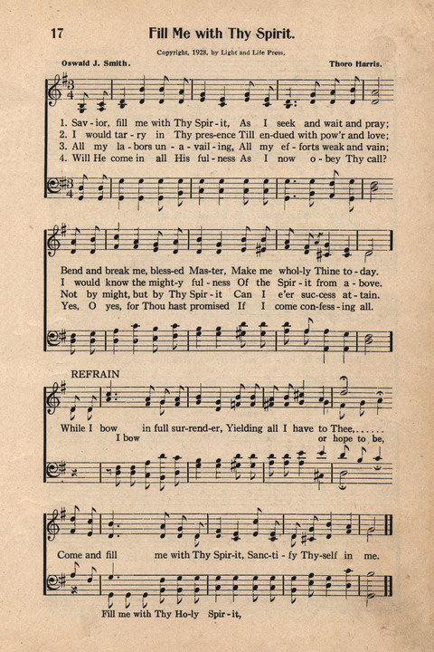 Light and Life Songs No. 4 page 17