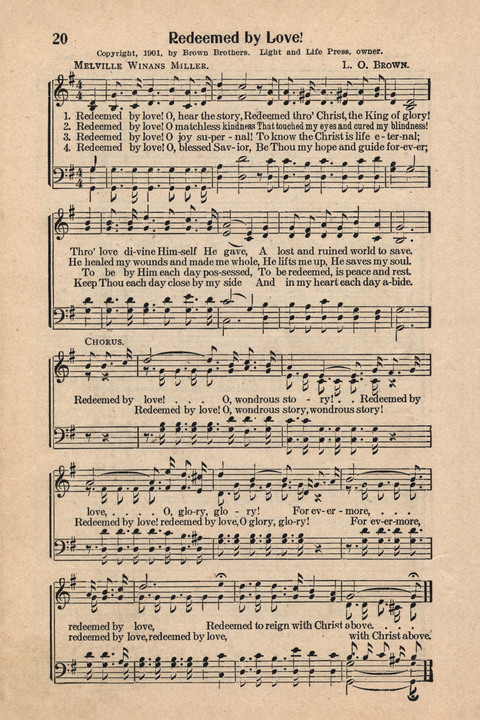 Light and Life Songs No. 4 page 20