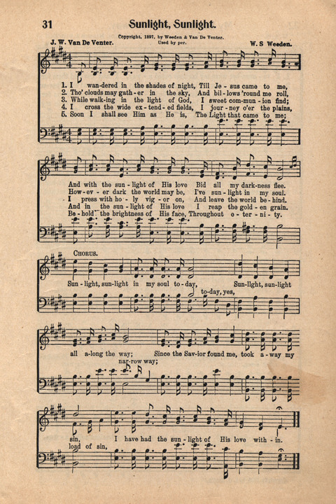 Light and Life Songs No. 4 page 31