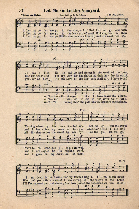 Light and Life Songs No. 4 page 37