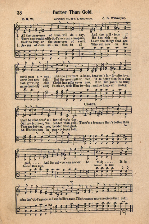 Light and Life Songs No. 4 page 38