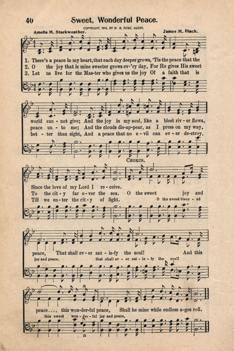 Light and Life Songs No. 4 page 40
