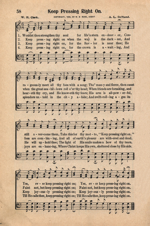 Light and Life Songs No. 4 page 58