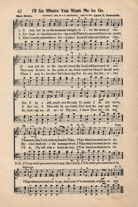 Light and Life Songs No. 4 page 67
