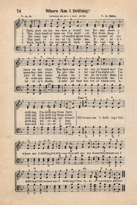 Light and Life Songs No. 4 page 74