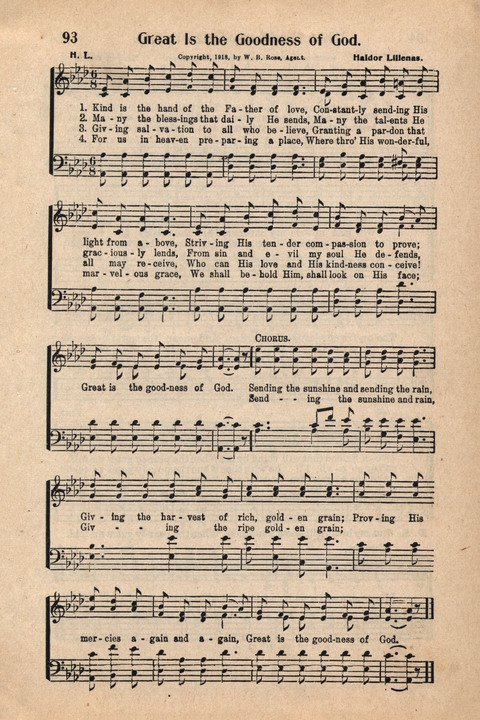 Light and Life Songs No. 4 page 93