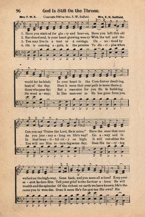 Light and Life Songs No. 4 page 96