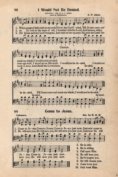 Light and Life Songs No. 4 page 99