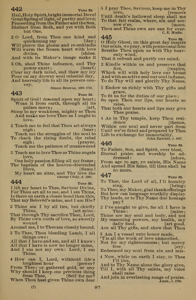 The Liturgy and the Offices of Worship and Hymns of the American Province of the Unitas Fratrum, or the Moravian Church page 281