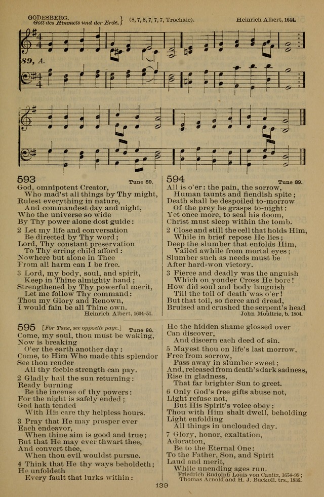 The Liturgy and the Offices of Worship and Hymns of the American Province of the Unitas Fratrum, or the Moravian Church page 323