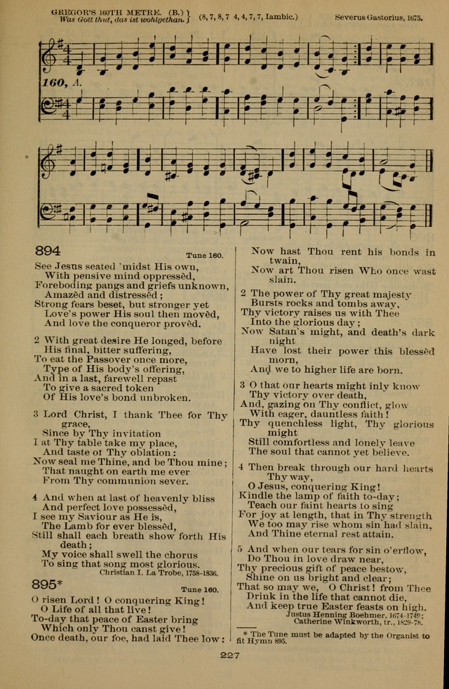 The Liturgy and the Offices of Worship and Hymns of the American Province of the Unitas Fratrum, or the Moravian Church page 411